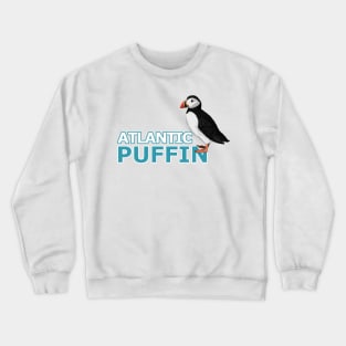 jz.birds Puffin Bird Watching Birding Design Crewneck Sweatshirt